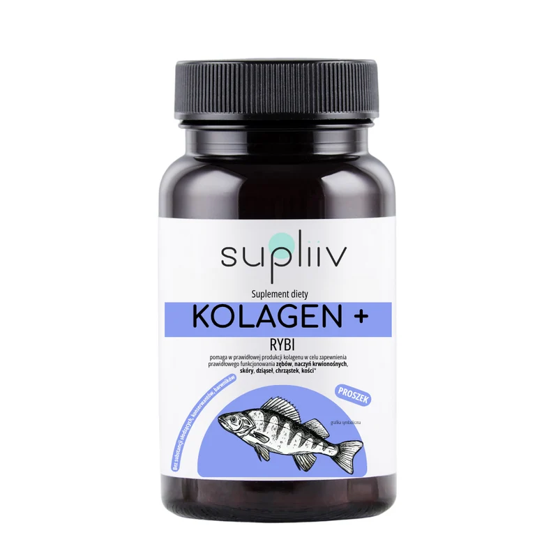 Fischkollagen + Vitamin C Pulver 100g SUPLIIV