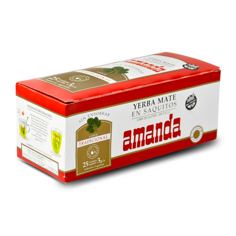 Yerba Mate AMANDA classic fix 25*3g (Tütchen ohne Umschlag)