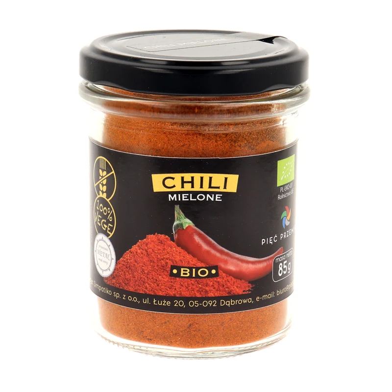 FIVE CHANGES Glutenfreier gemahlener Chili BIO 85g