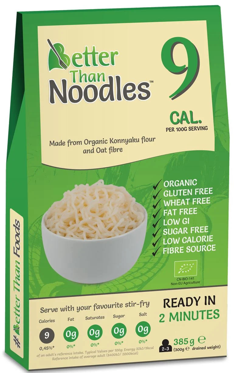 BETTER THAN FOODS Glutenfreie Konjac-Nudeln BIO 385g
