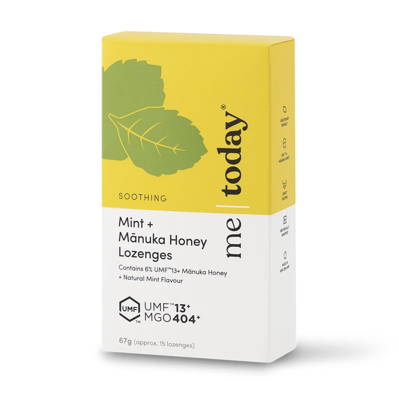 Me Today Soothing Mint and Mānuka Honey Lozenges UMF13 15s