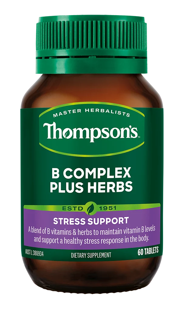 Thompson's B Complex Plus Herbs 60s