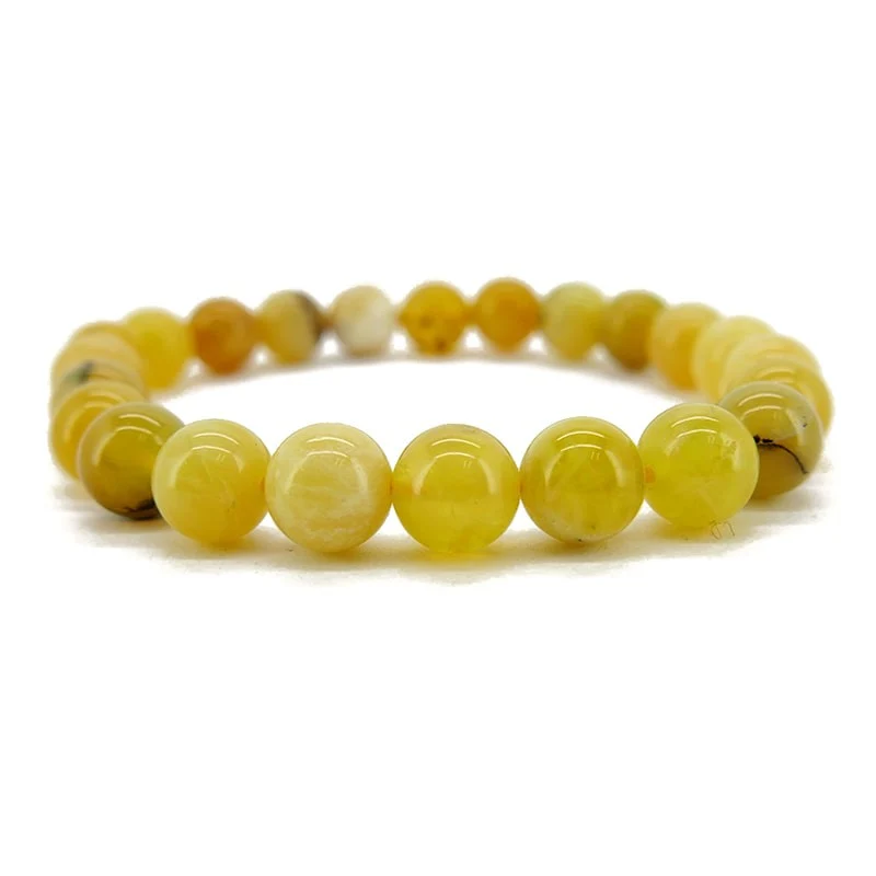 Armband 8mm Gul Opal