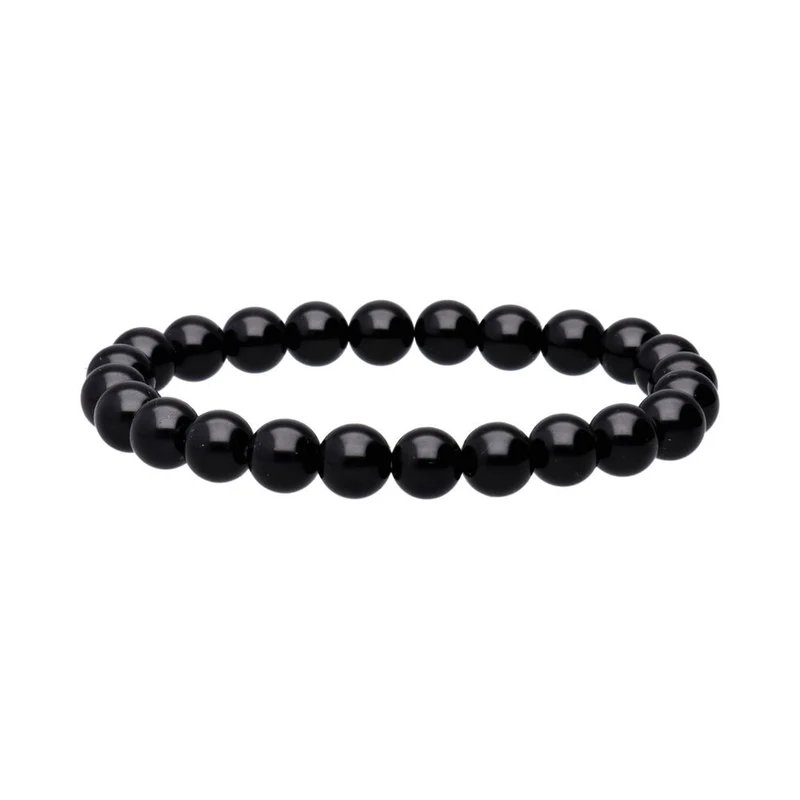 Armband 8mm Obsidian