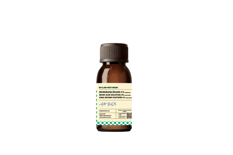 Borsäurelösung 3% (Borwasser) - 100ml BIOLABORATORIUM