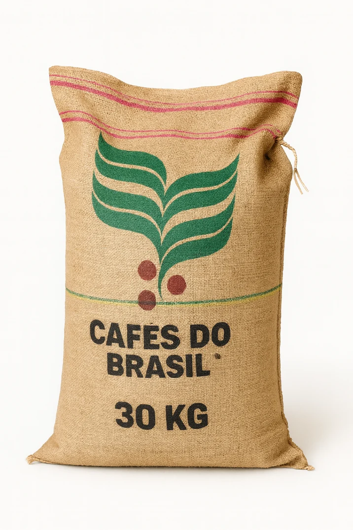 Arabica Brasilianischer Santos Kaffee - Grüne Bohnen 30kg