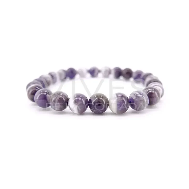 Armband 10mm Ametist