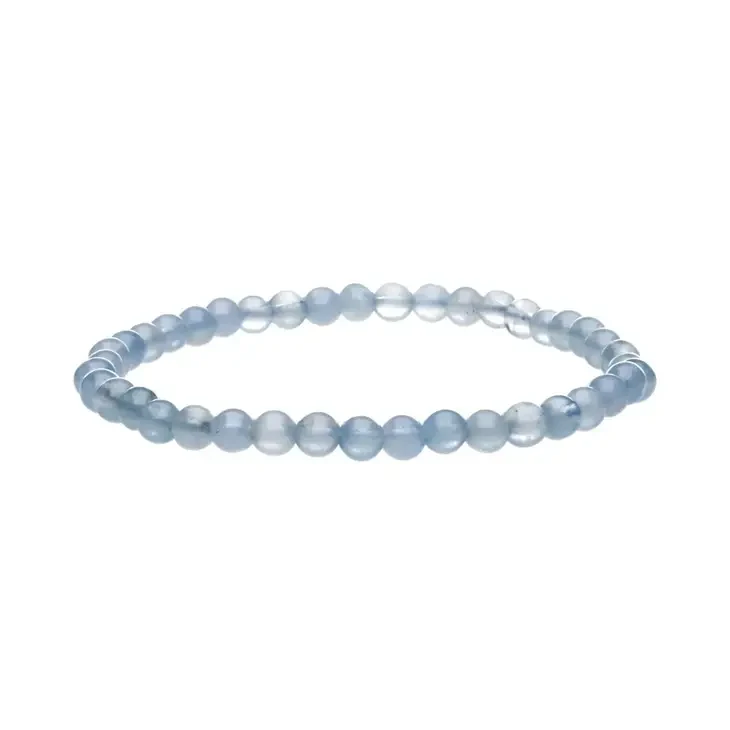 Armband 4mm Akvamarin