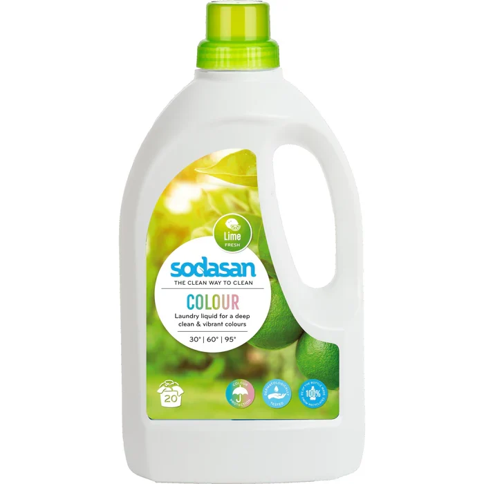 Sodasan Color tvättmedel Lime 1,5l