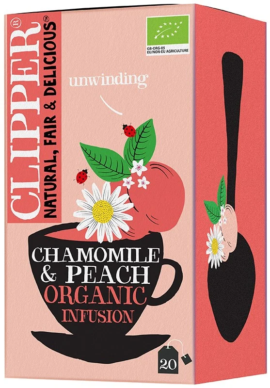 Clipper Kamomill-Persikote (L) 20 påsar