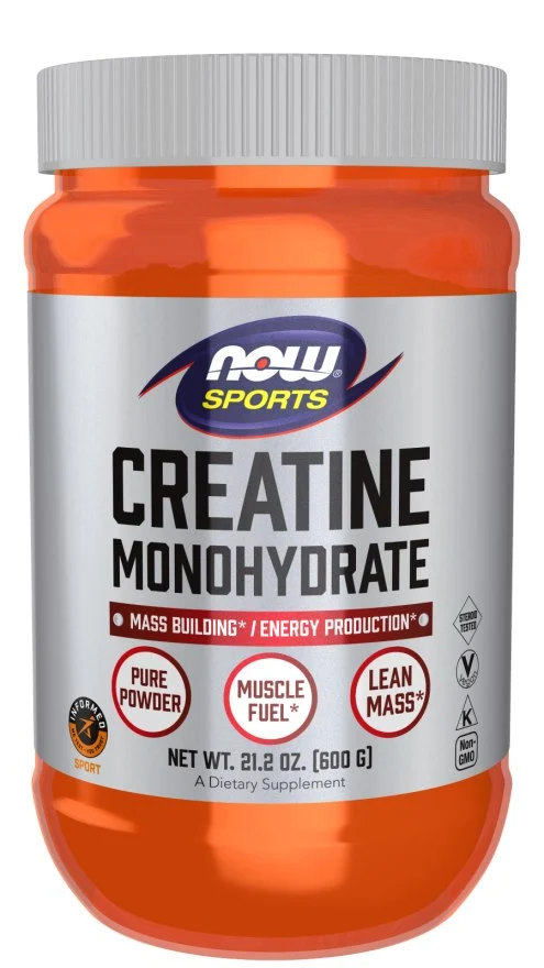 NOW FOODS Kreatin-Monohydrat-Pulver (600 g)