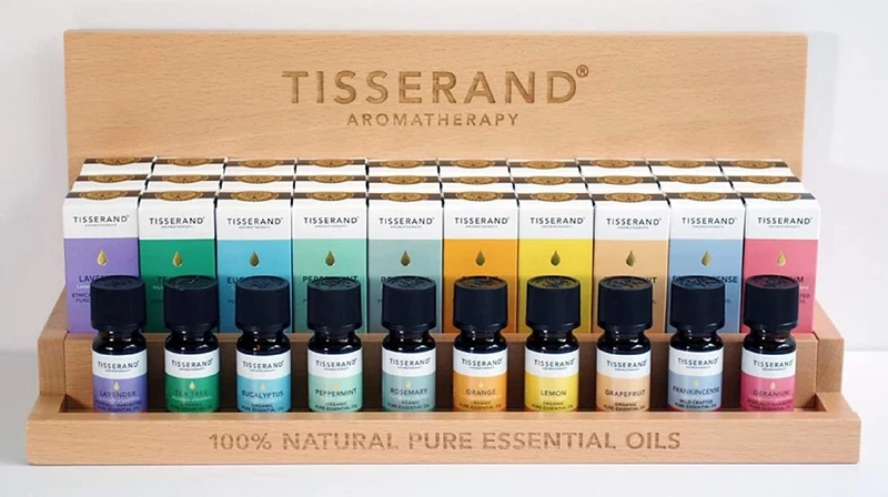 TISSERAND AROMATHERAPIE Ätherisches Öl-Set TOP 10 + Display (40 Stück - 30 x 9 ml + 10 x Tester 9 ml)