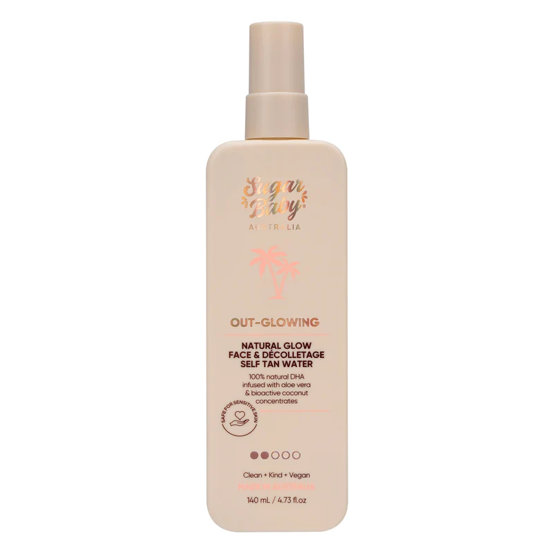 SugarBaby OUT-GLOWING Natural Glow Face & Décolletage Self Tan Water