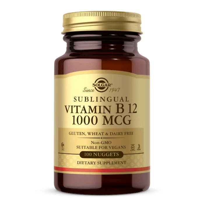 SOLGAR Vitamin B12 - Vitamin B12 1000 mcg (100 Tabletten).