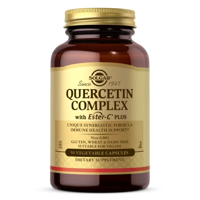 SOLGAR Quercetin-Komplex mit Ester-C - Quercetin-Komplex mit Ester-C (50 Kapseln).