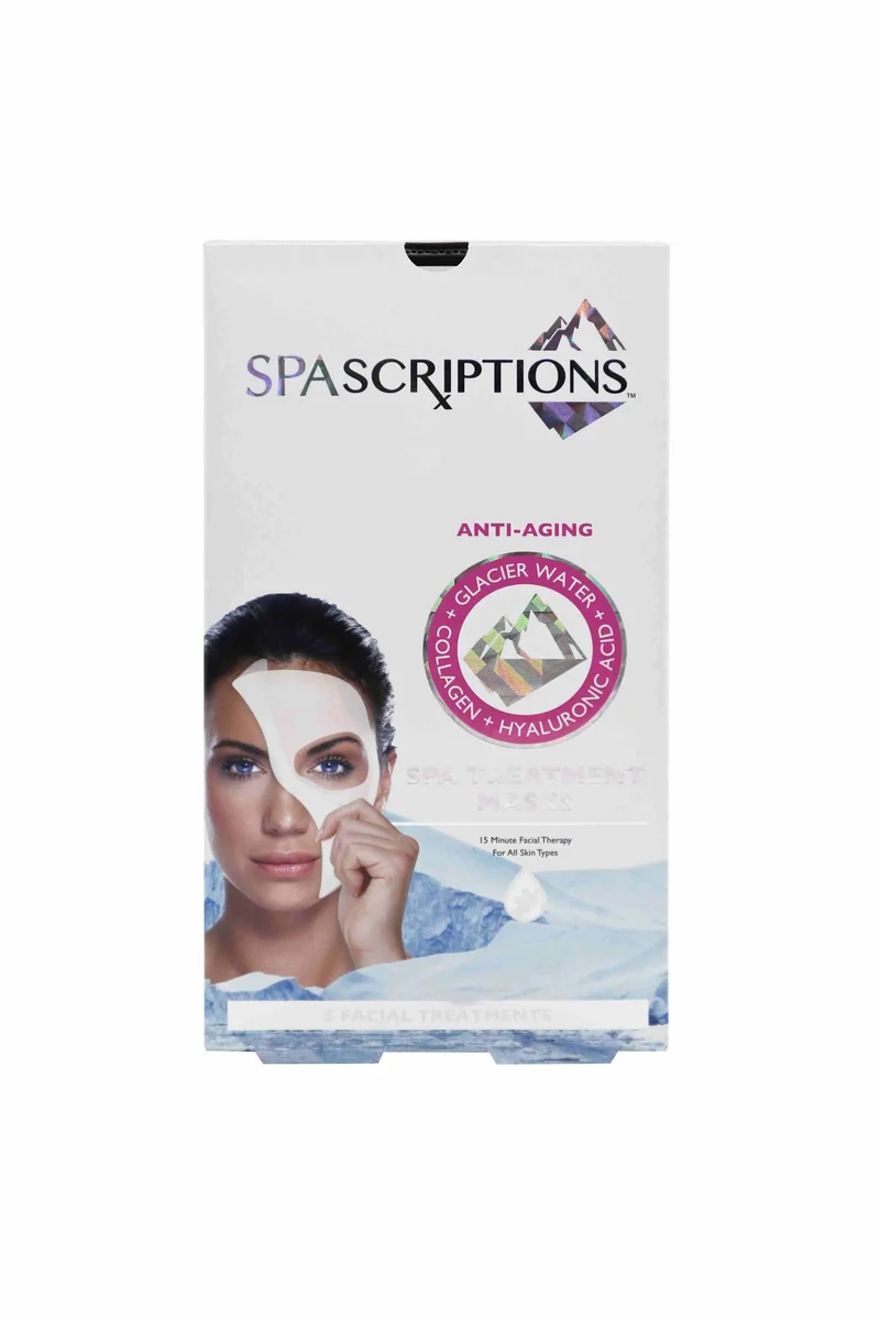 SpaScriptions A/Age Sh Masks 5pk