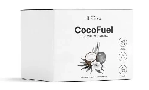 AURA HERBALS CocoFuel - MCT-Ölpulver in Sachets (30 Stück).