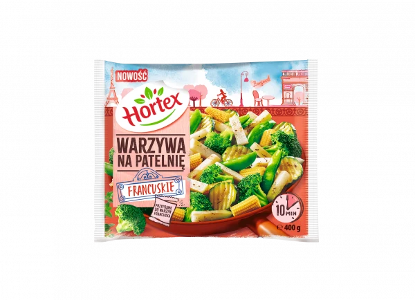 Gefrorenes französisches Gemüse Hortex 400g