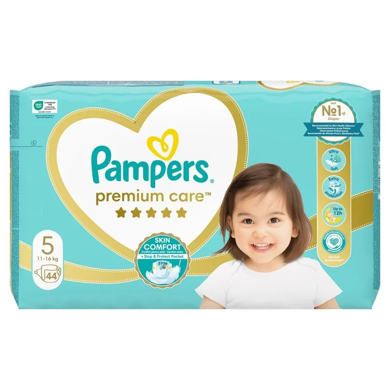 Premium Care Windeln Größe 5 Pampers 44 Stück