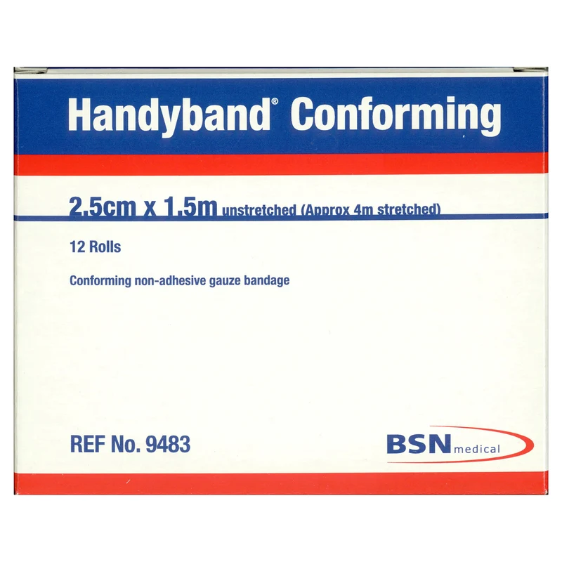 HANDYBAND Conforming Bandage 2.5cmx1.5m 1 Roll