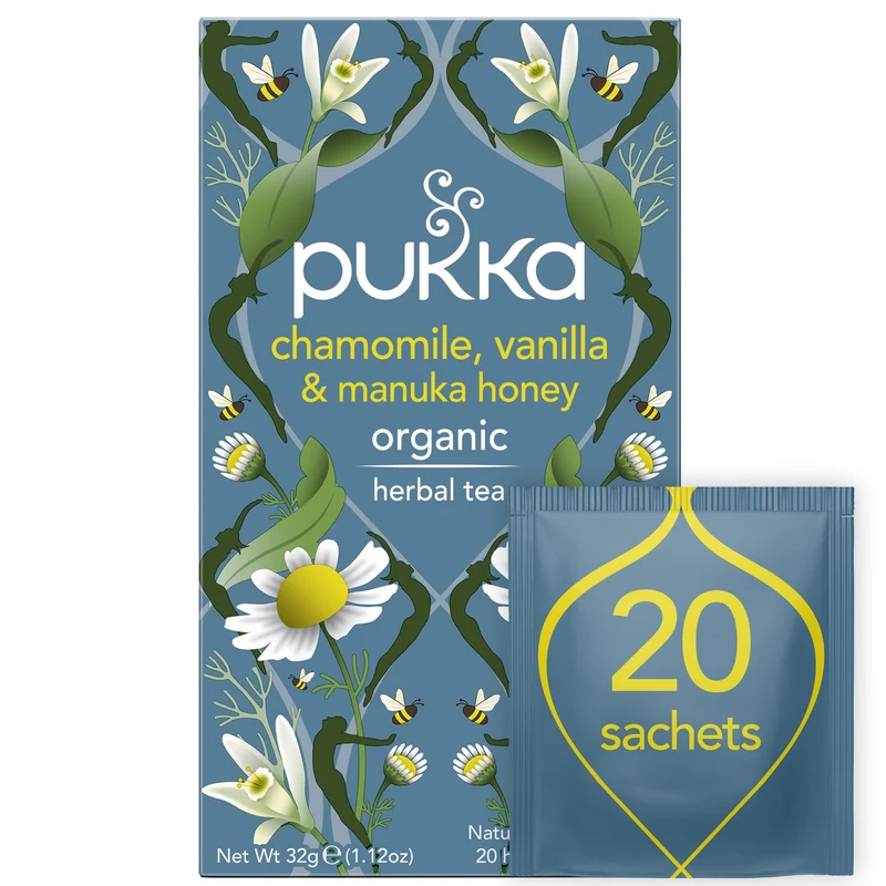 Pukka Chamomile, Vanilla & Manuka 20pss.