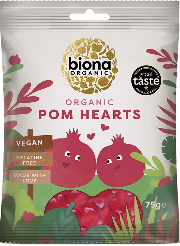 Biona Granatäppelhjärtan (L) 75g