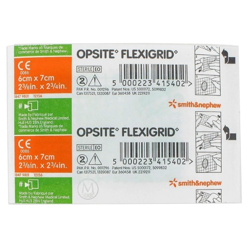 Opsite Flexigrid Single Dressing 6cm x 7cm