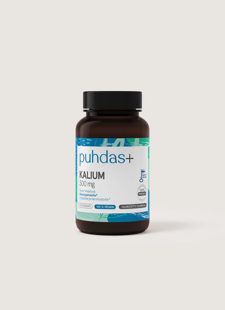 puhdas+ Kalium 300mg 60kps.