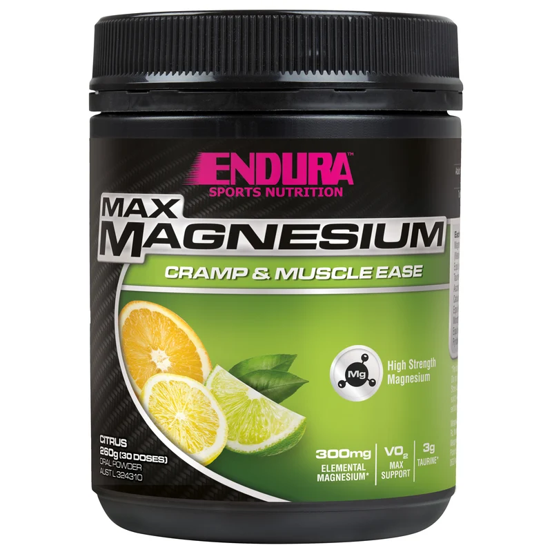 Endura Max Magnesium Citrus 260g