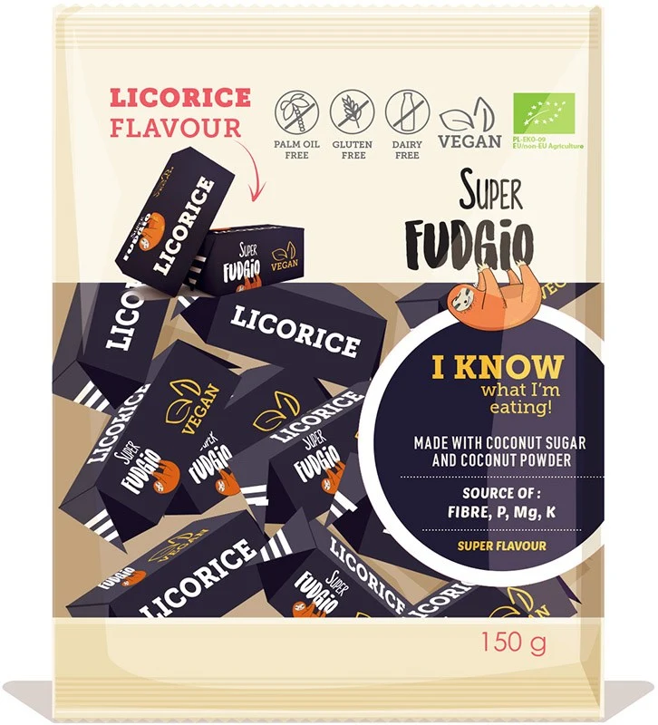 Superfudgio Lakritsfudge (L) 150g