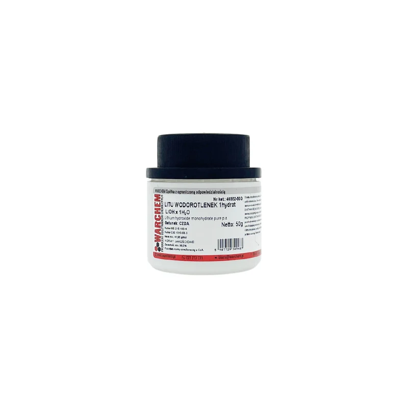 LITIUMHYDROTOXID 1hydrat - CZDA 50g WARCHEM