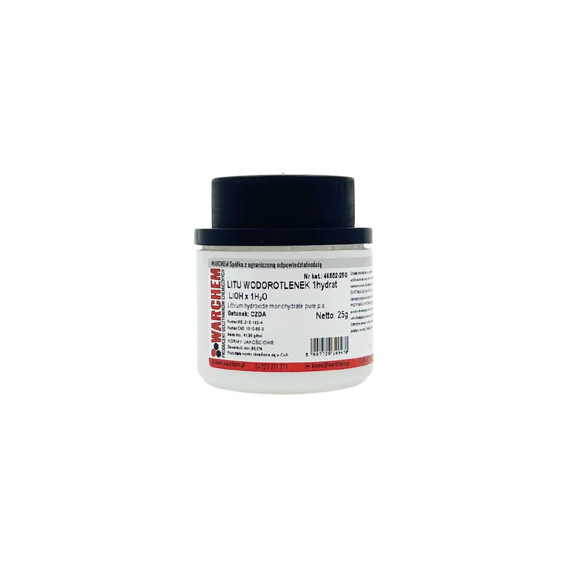 LITIUMHYDROTOXID 1hydrat - CZDA 25g WARCHEM