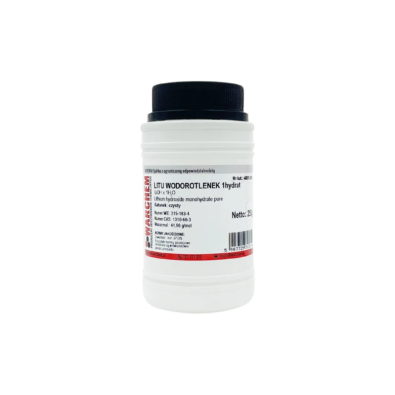 LITIUM HYDROTOXID 1hydrat - rein 250g WARCHEM