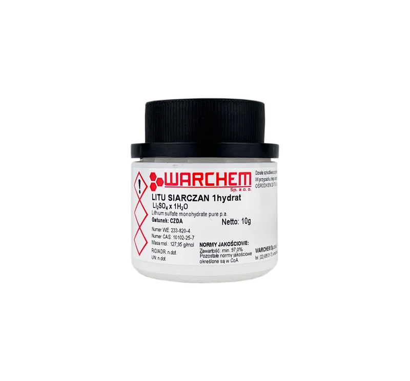 LITIUM-SULPHAT 1hydrat - CZDA 10g WARCHEM