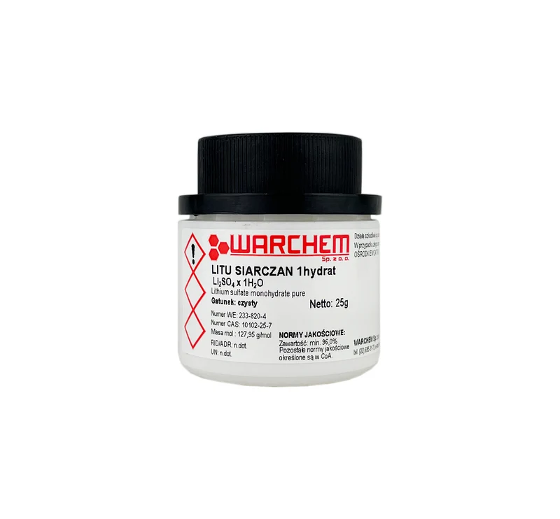 LITIUM SULPHATE 1hydrate - rein 25g WARCHEM