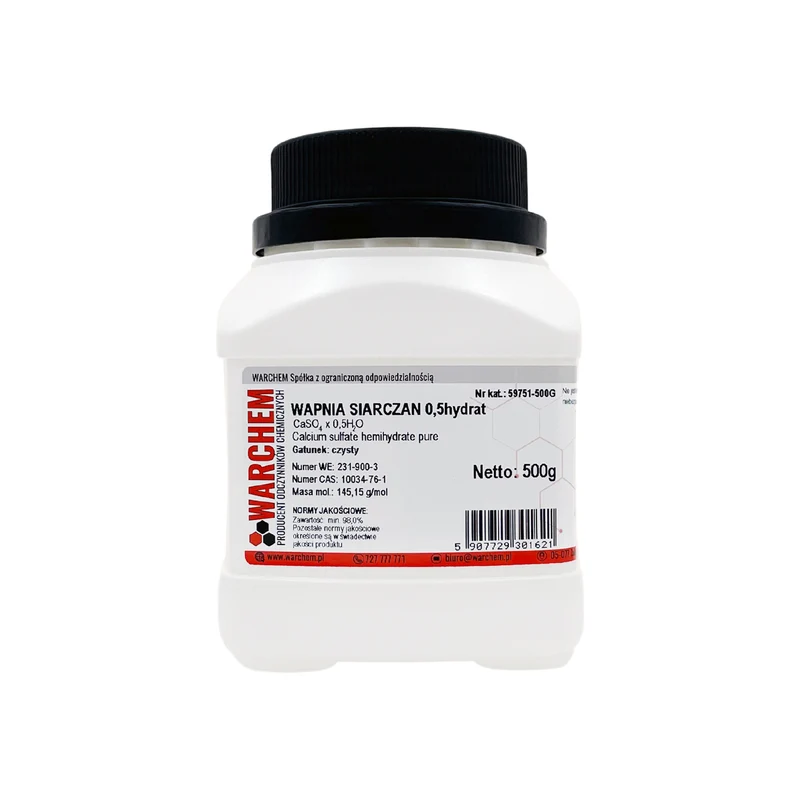 CALCIUM SULPHATE 0.5hydrate - rein 500g WARCHEM