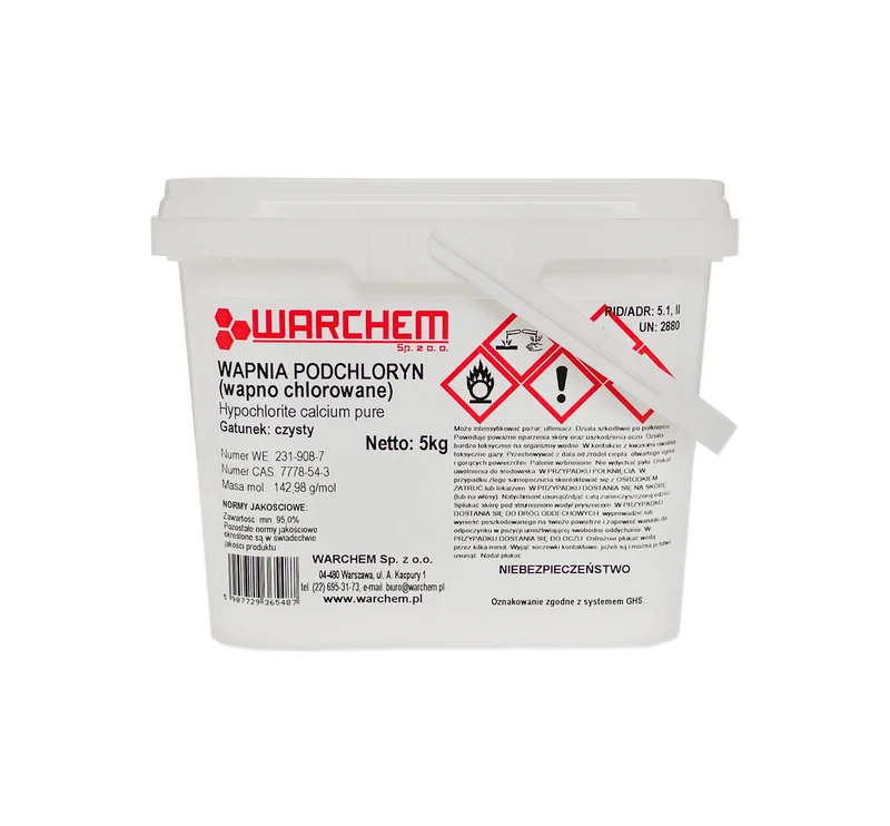 Calciumhypochlorit (Chlorkalk) - rein 5 kg WARCHEM