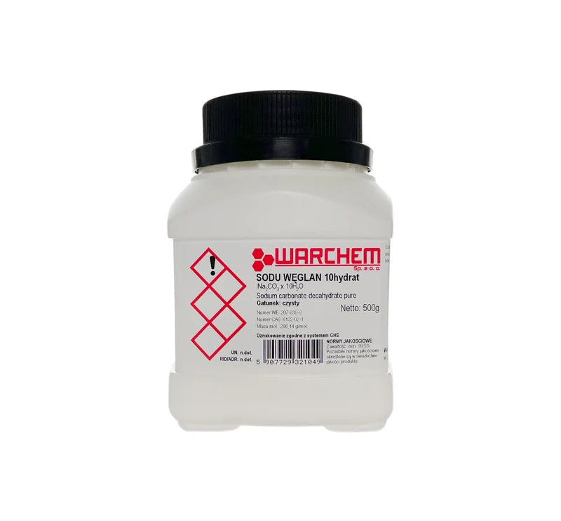 SODIUM CARBONATE 10hydrate - rein 500g WARCHEM