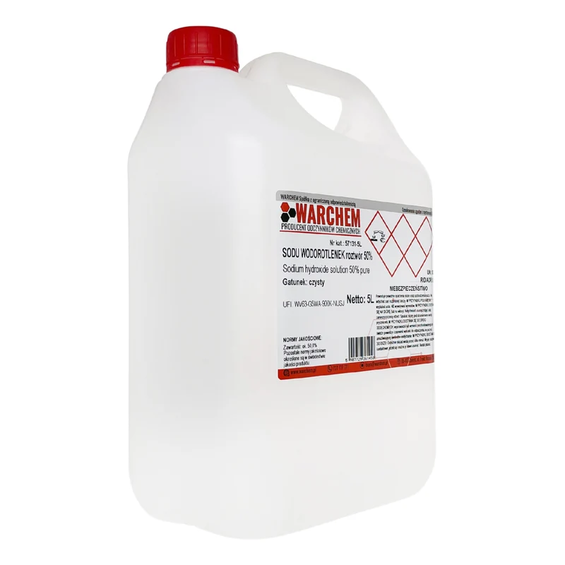 SODIUM HYDROXIDE Lösung 50% - rein 5L WARCHEM