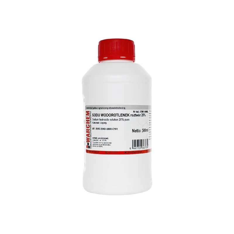 SODIUM HYDROXIDE Lösung 20% - rein 500ml WARCHEM