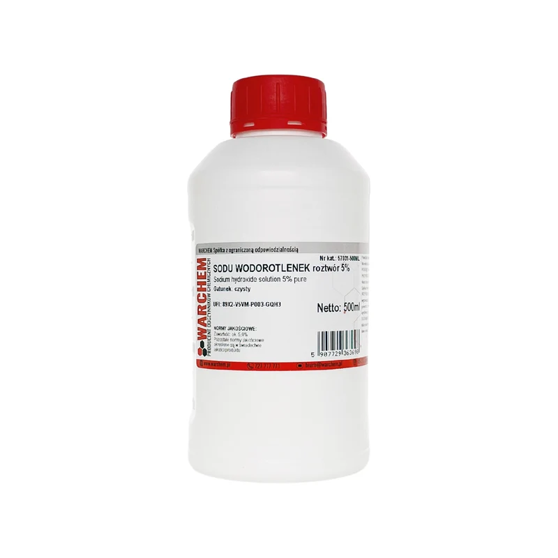 SODIUM HYDROXIDE Lösung 5% - rein 500ml WARCHEM