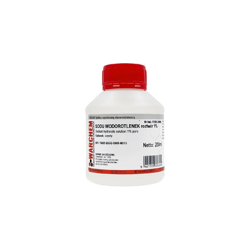 SODIUM HYDROXIDE Lösung 1% - rein 250ml WARCHEM