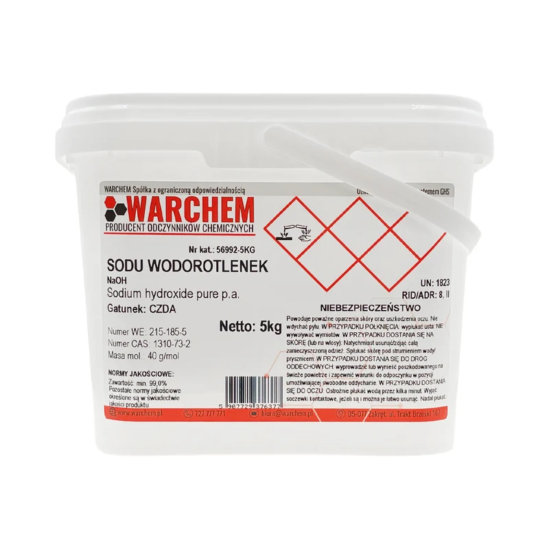 SODIUMHYDROXID - CZDA 5kg WARCHEM