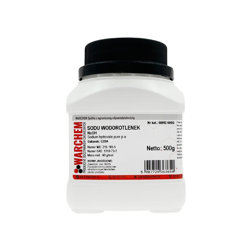 SODIUMHYDROXID - CZDA 500g WARCHEM