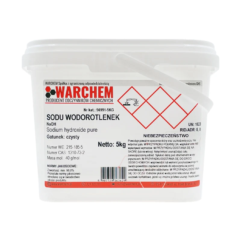 SODIUMHYDROXID - rein 5kg WARCHEM