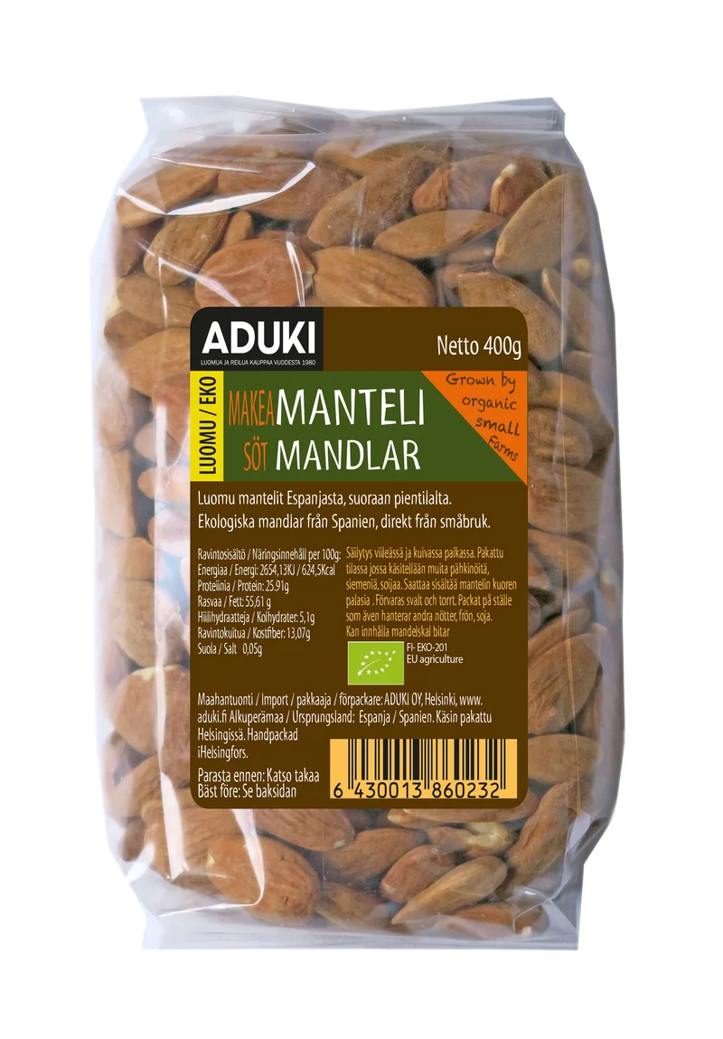 Ekologiska Mandlar 400g