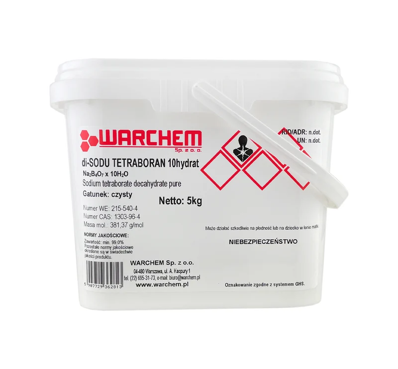 Natriumtetraborat 10hydrate (BORAKS) - rein 5kg WARCHEM
