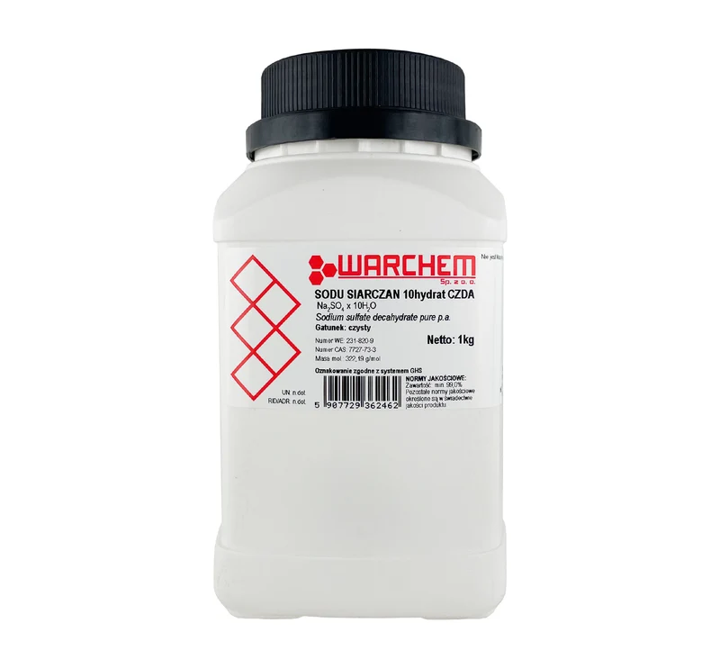 SODIUM SULPHATE 10hydrate - CZDA 1kg WARCHEM