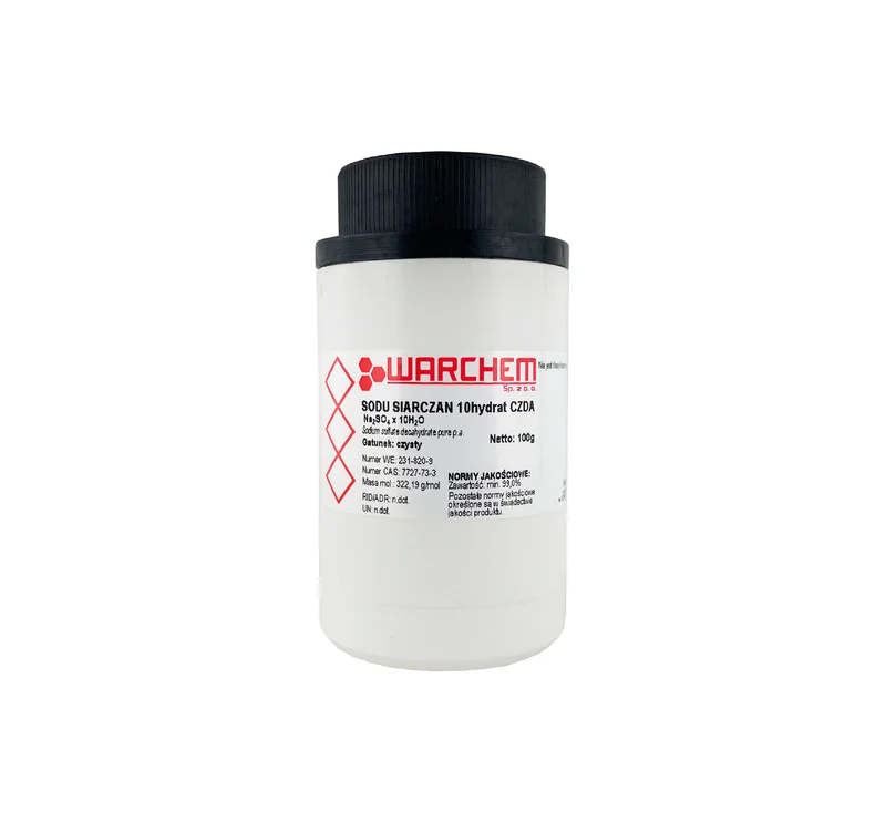 SODIUM SULPHATE 10hydrate - CZDA 100g WARCHEM