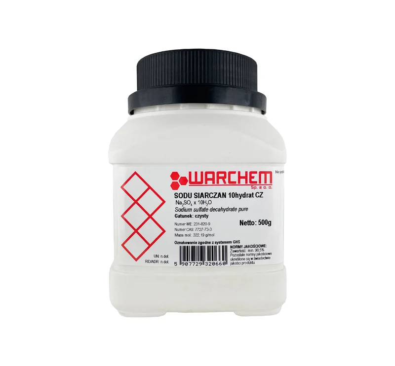 SODIUM SULPHATE 10hydrate - rein 500g WARCHEM